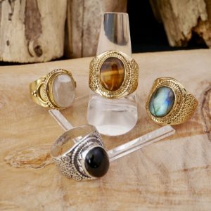 Bague Fantaisie Ovale avec Pierre (906)