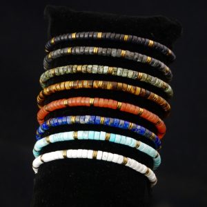 Bracelet Disque en pierre naturelle (526)