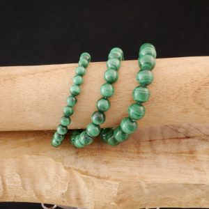 Bracelet perles Malachite