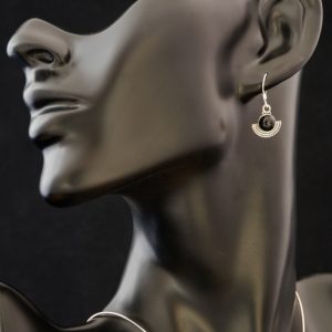 Boucle d'oreilles Argent Onyx (FP-Onyx1)