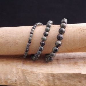 Bracelet perles Jaspe Kambaba