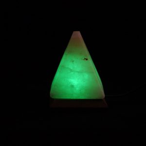 Lampe cristal de sel - Pyramide (USB éclairage multicolor)