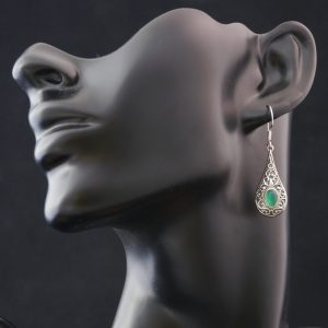 Boucle d'oreilles Argent Aventurine (FP-Avent1)