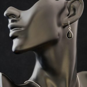 Boucle d'oreilles Argent Onyx (FP-Onyx3)