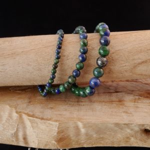 Bracelet perles Azurite