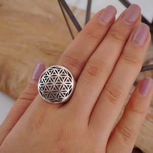 Bague Fantaisie Fleur de Vie (775)