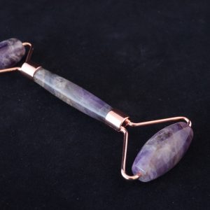 Roller de massage en Améthyste