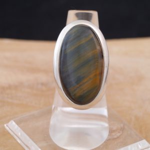 Bague Œil de Faucon Gros Oval