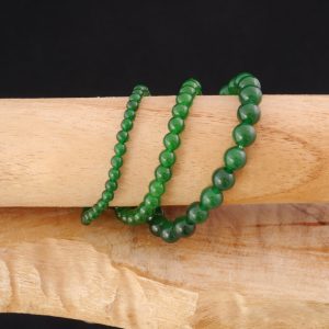 Bracelet perles Jade Verte