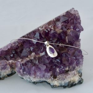 Pendentif Argent Améthyste (FP-Am1)