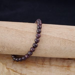Bracelet perles Grenat