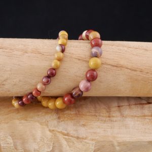 Bracelet perles Mokaïte