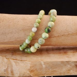 Bracelet perles Chrysoprase
