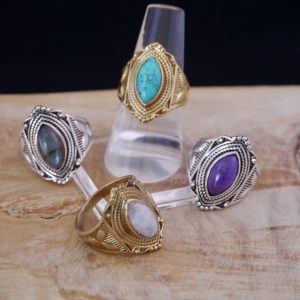 Bague Fantaisie Forme Navette (934)