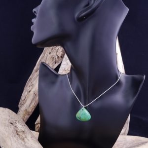 Pendentif goutte Chrysocolle (FP-PendChrysoc3)
